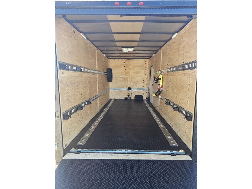 7x16 Enclosed Trailer with winch