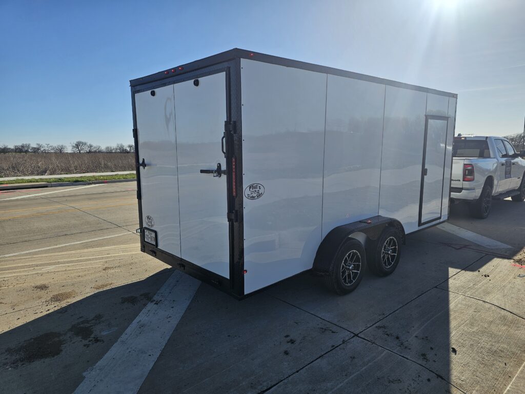 7x16 Enclosed Trailer with winch