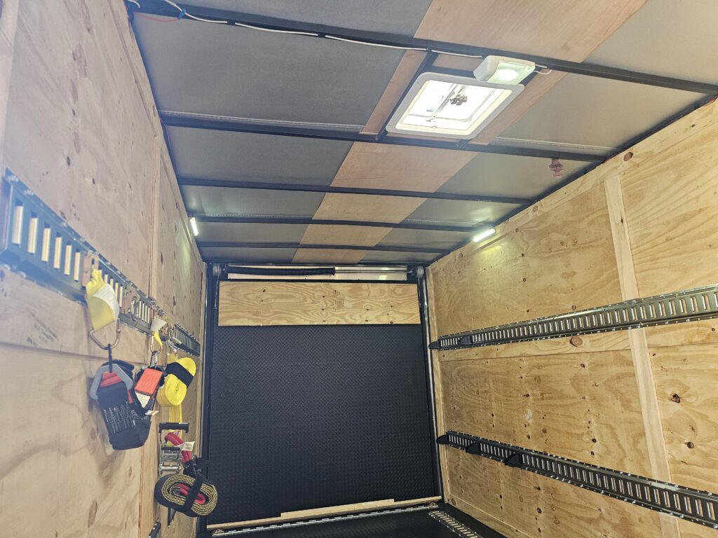 7x16 Enclosed Trailer with winch