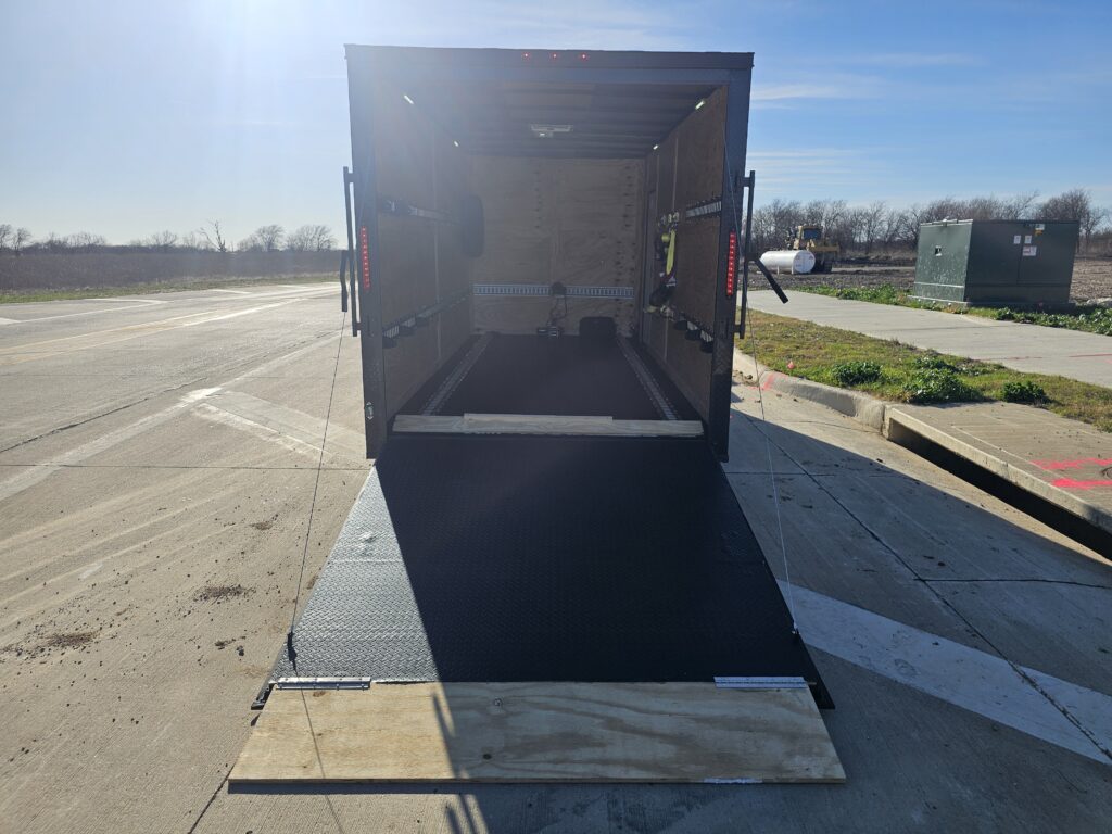 7x16 Enclosed Trailer with winch