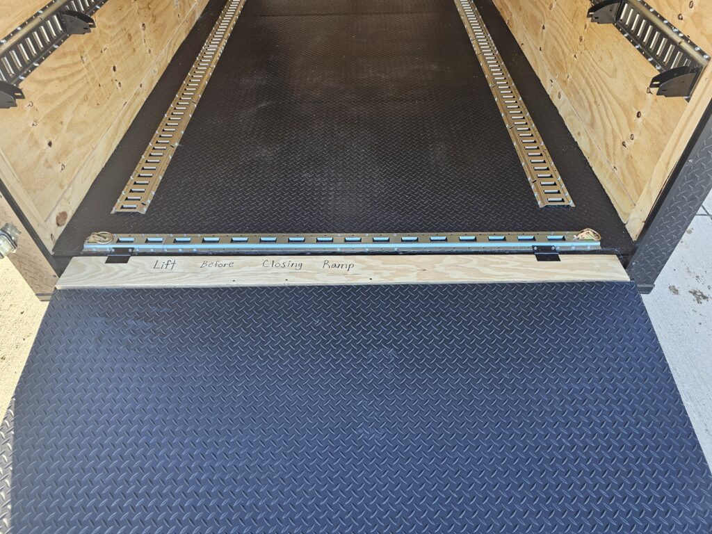 7x16 Enclosed Trailer with winch