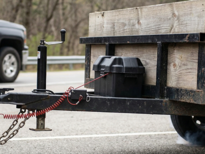 If you’ve ever spent time hooking up a trailer, you’ve probably noticed it: a small, unassuming plastic box mounted near the hitch, usually with a thin coiled cable dangling from it. Compared to the massive truck pulling the load or the heavy-duty axles underneath, it looks like a toy.