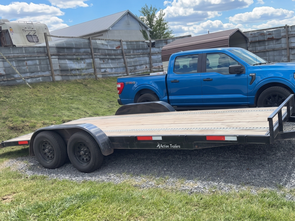20ft 7k GCW Dovetail Car Hauler With Ramps