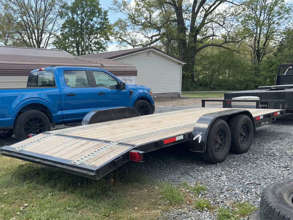 20ft 7k GCW Dovetail Car Hauler With Ramps