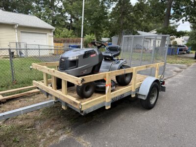 5x10 Galvanized Aluminum Utility Trailer