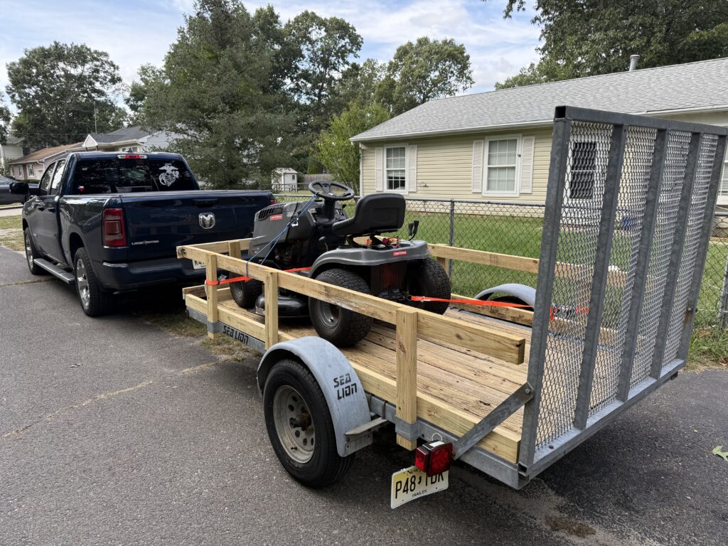 5x10 Galvanized Aluminum Utility Trailer