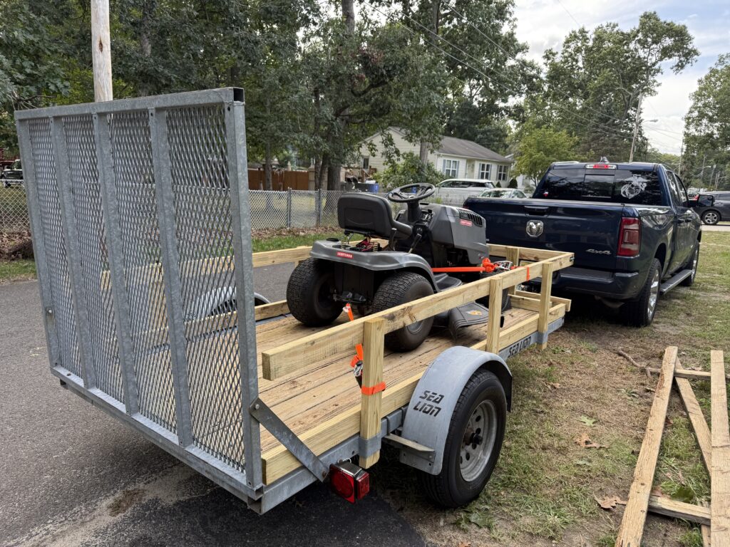 5x10 Galvanized Aluminum Utility Trailer