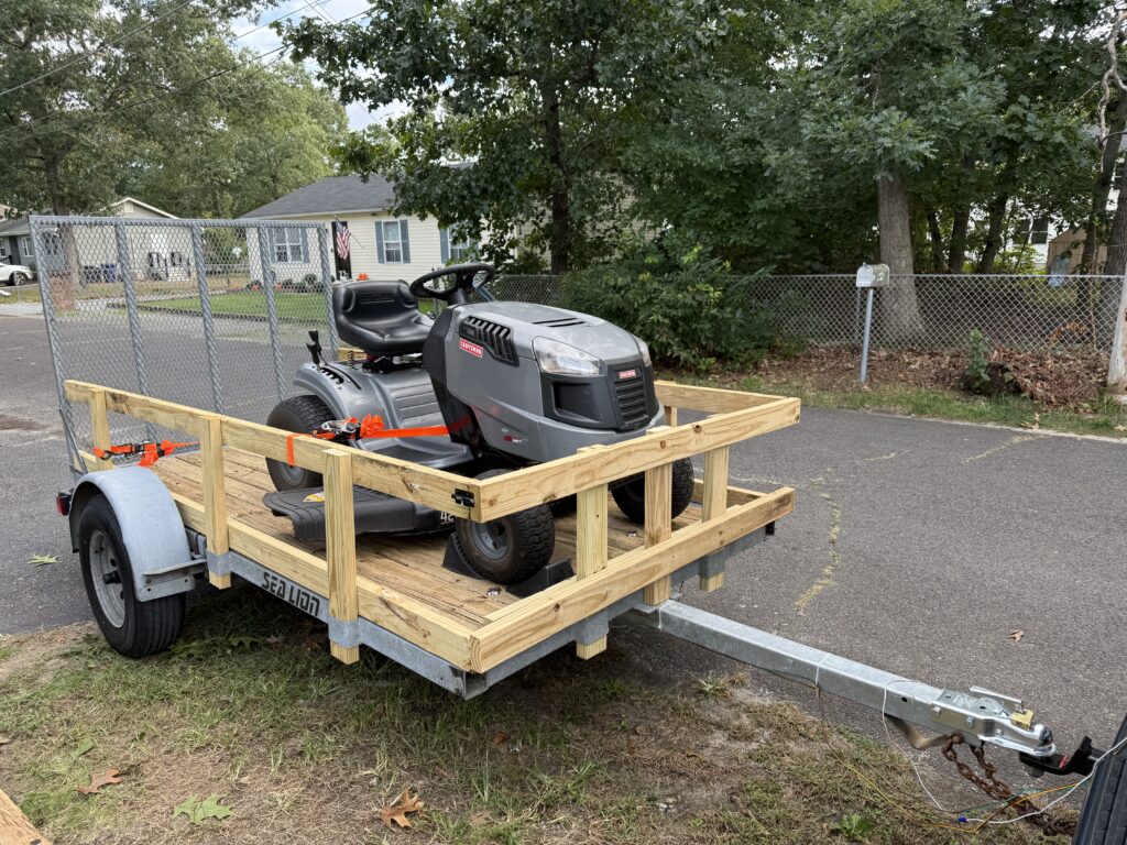 5x10 Galvanized Aluminum Utility Trailer