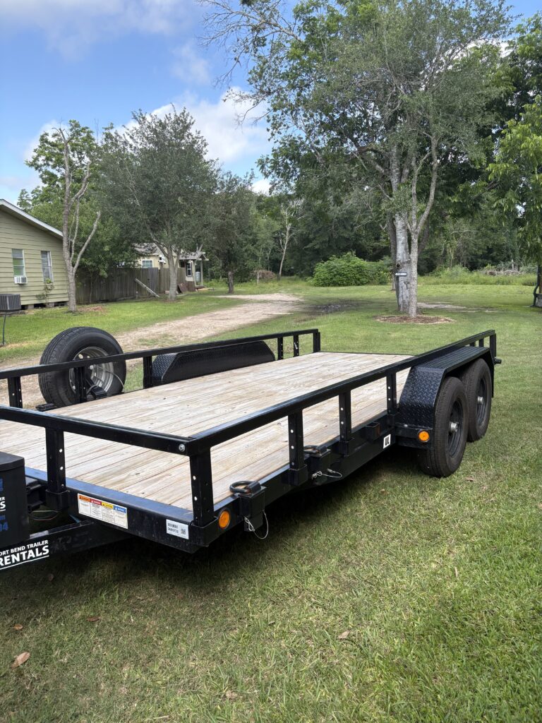 16ft Utility Trailer with Rear Ramps