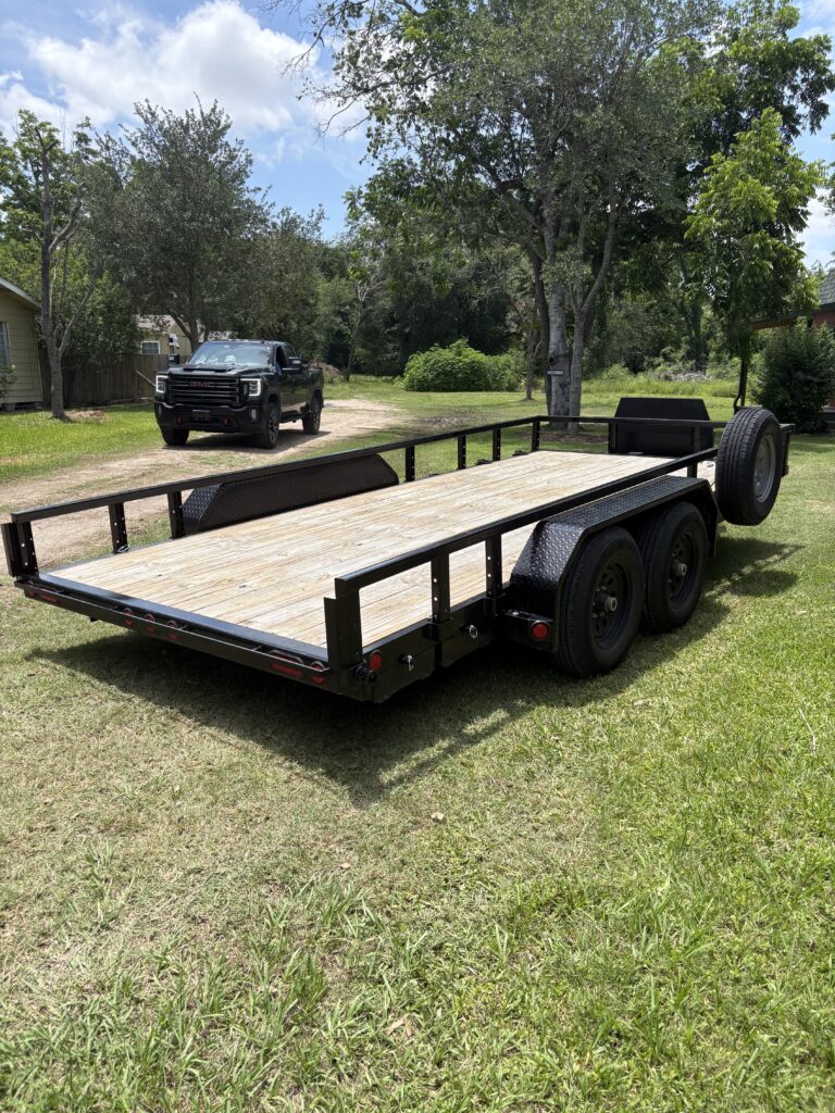 16ft Utility Trailer with Rear Ramps