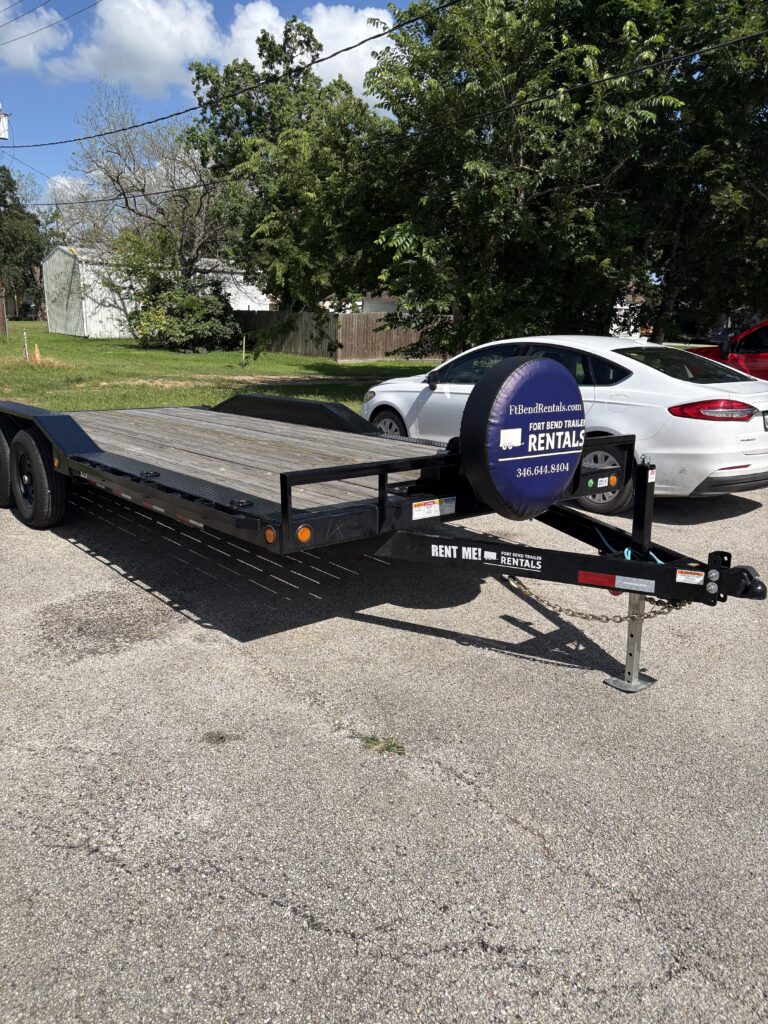 20ft Car Hauler with Winch & Drive-Over Fenders