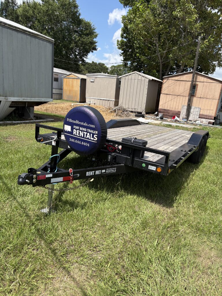 20ft Car Hauler with Winch & Drive-Over Fenders