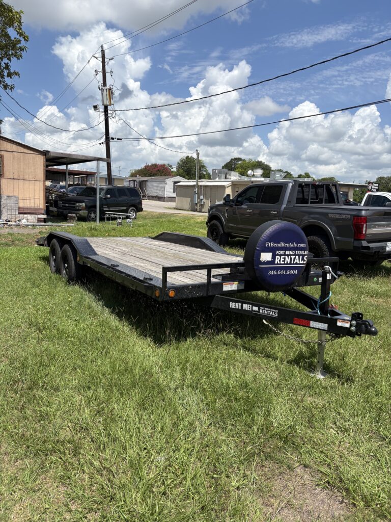 20ft Car Hauler with Winch & Drive-Over Fenders