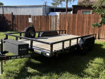 16ft Utility Trailer with Rear Ramps